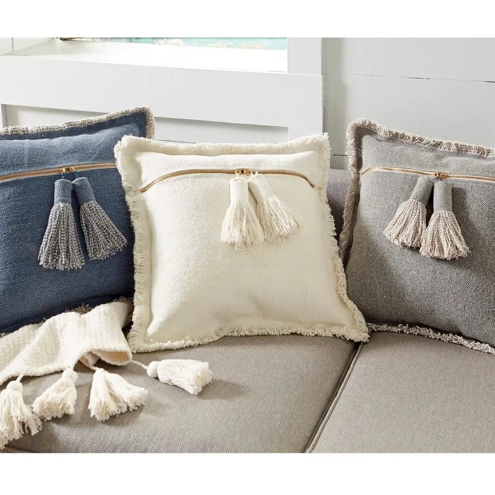 Mud Pie Cream Pillows